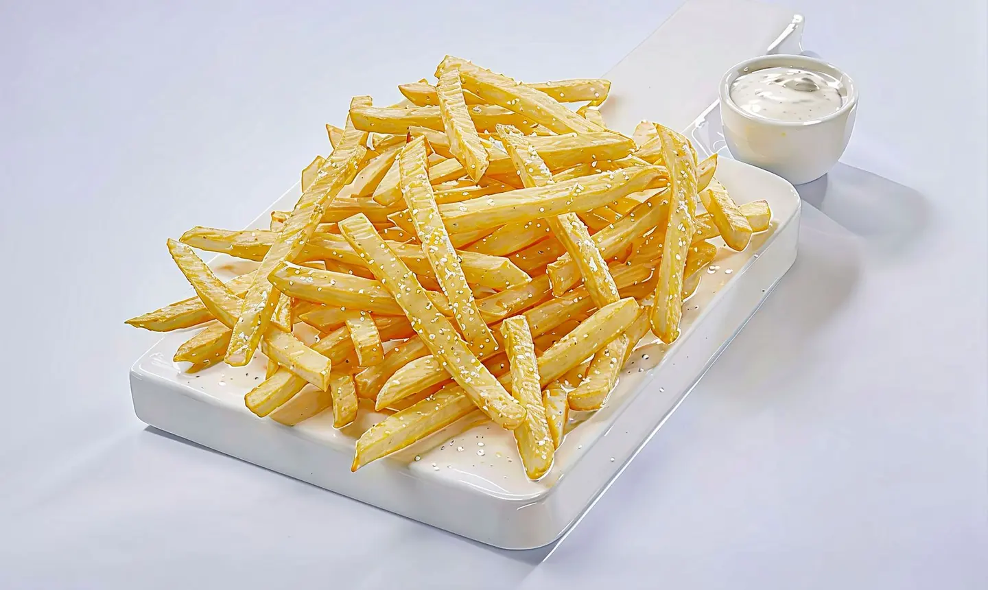 Fries With Garlic Sauce